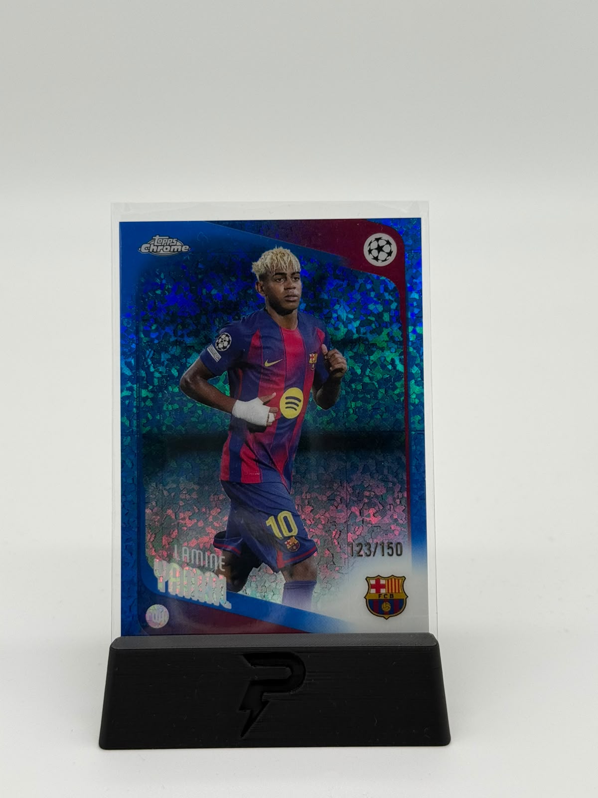 2026 Topps Chrome UCC Lamine Yamal 123/150 Mini Diamonds