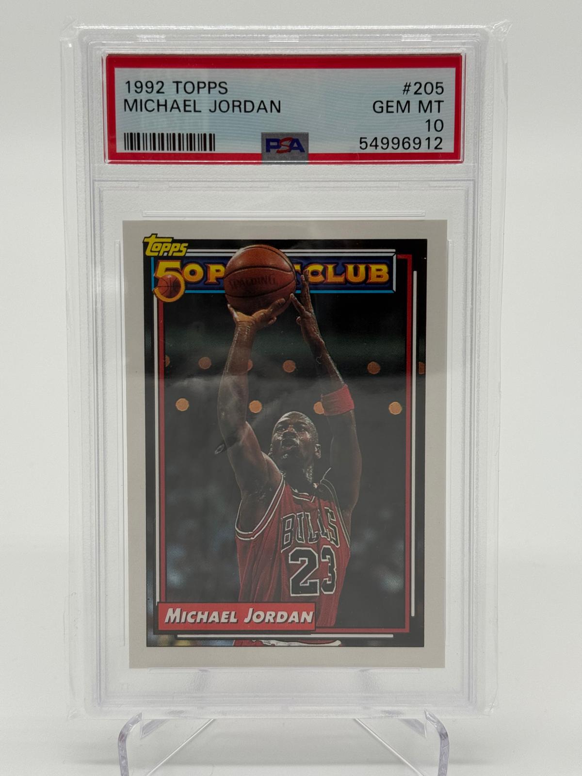 1992 Topps Michael Jordan PSA 10