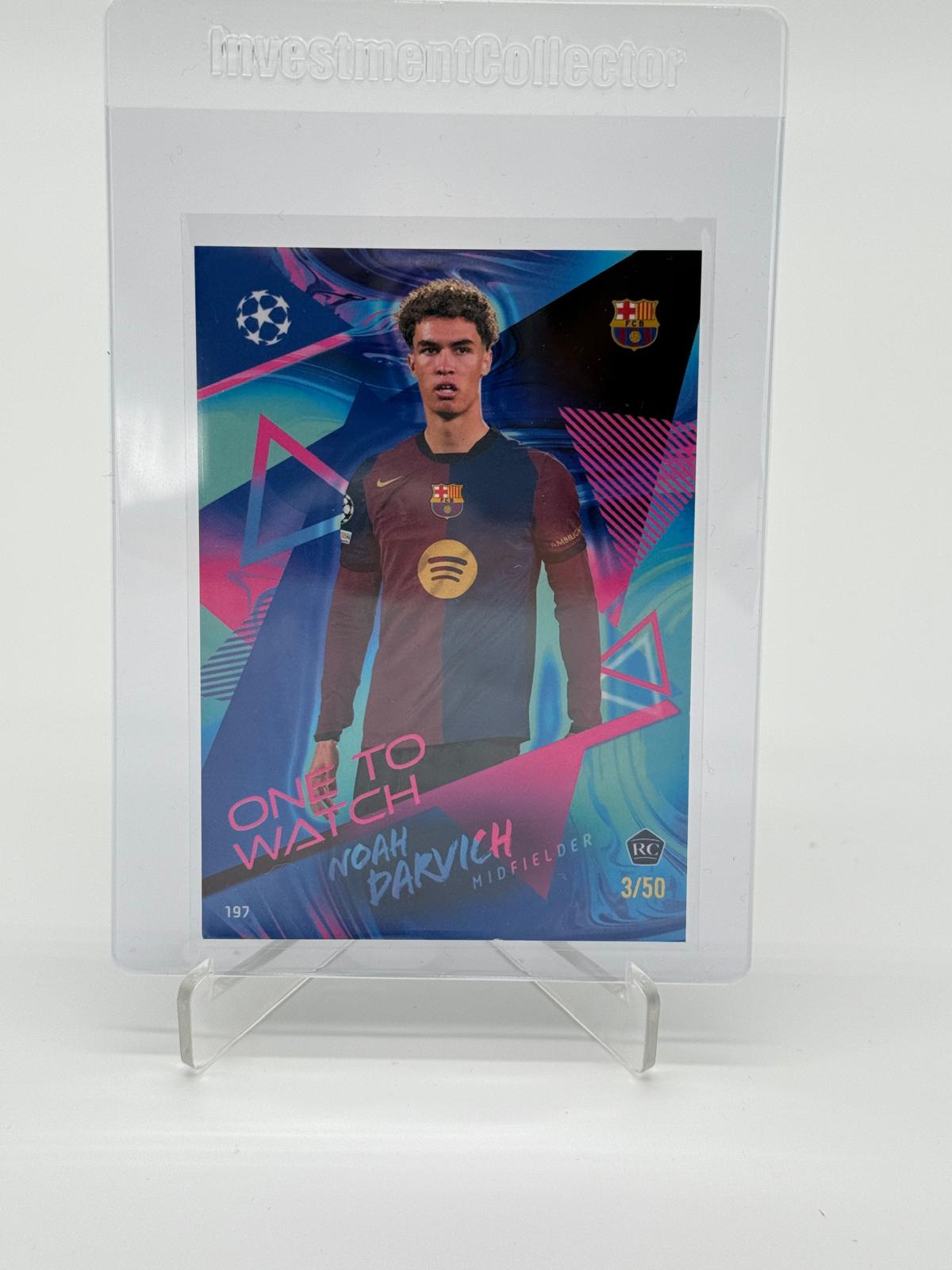 2024 Topps Total Football Noah Darvich RC /50 One To Watch