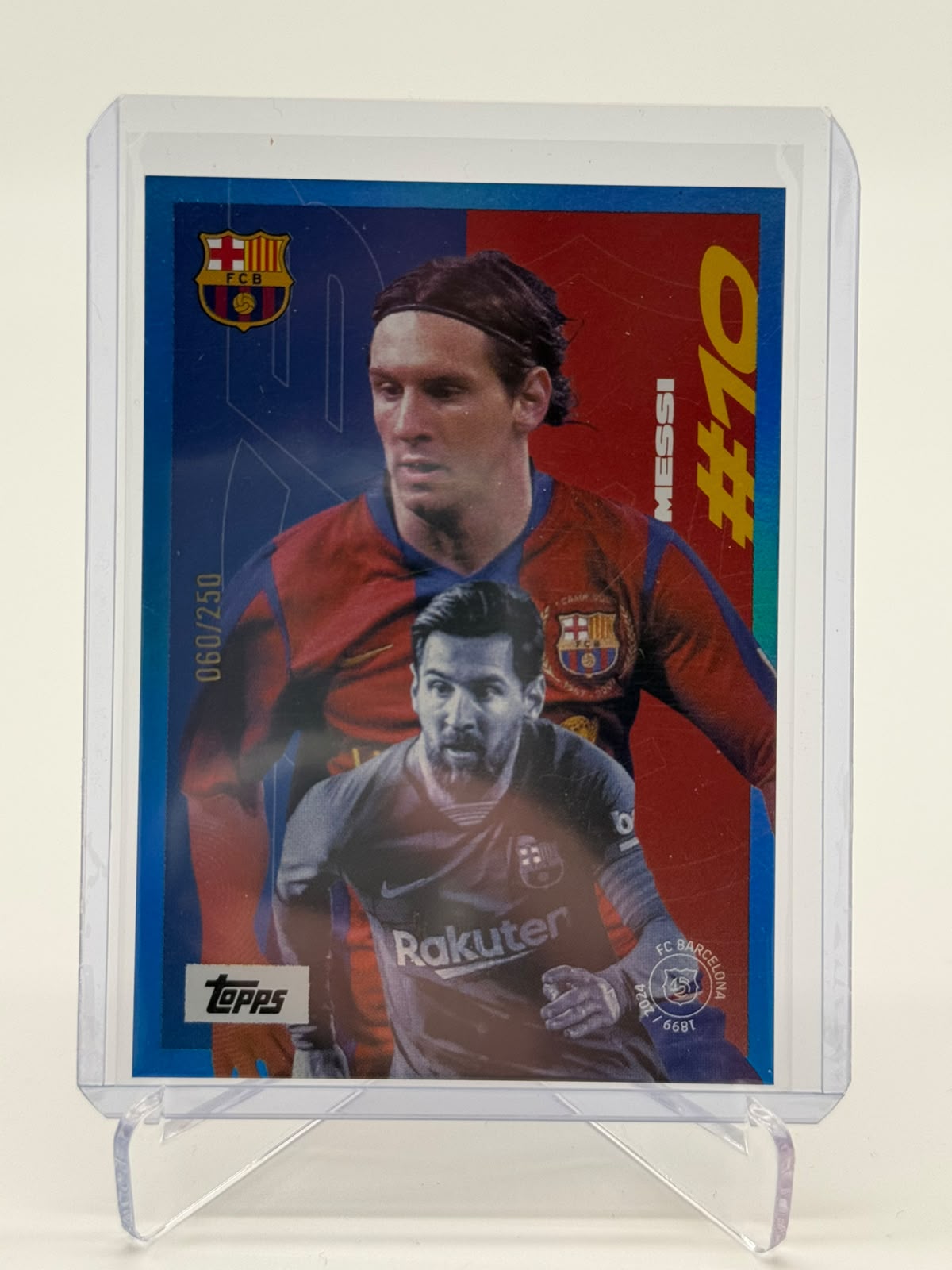 2024 Topps FC Barcelona Teamset Lionel Messi 060/250