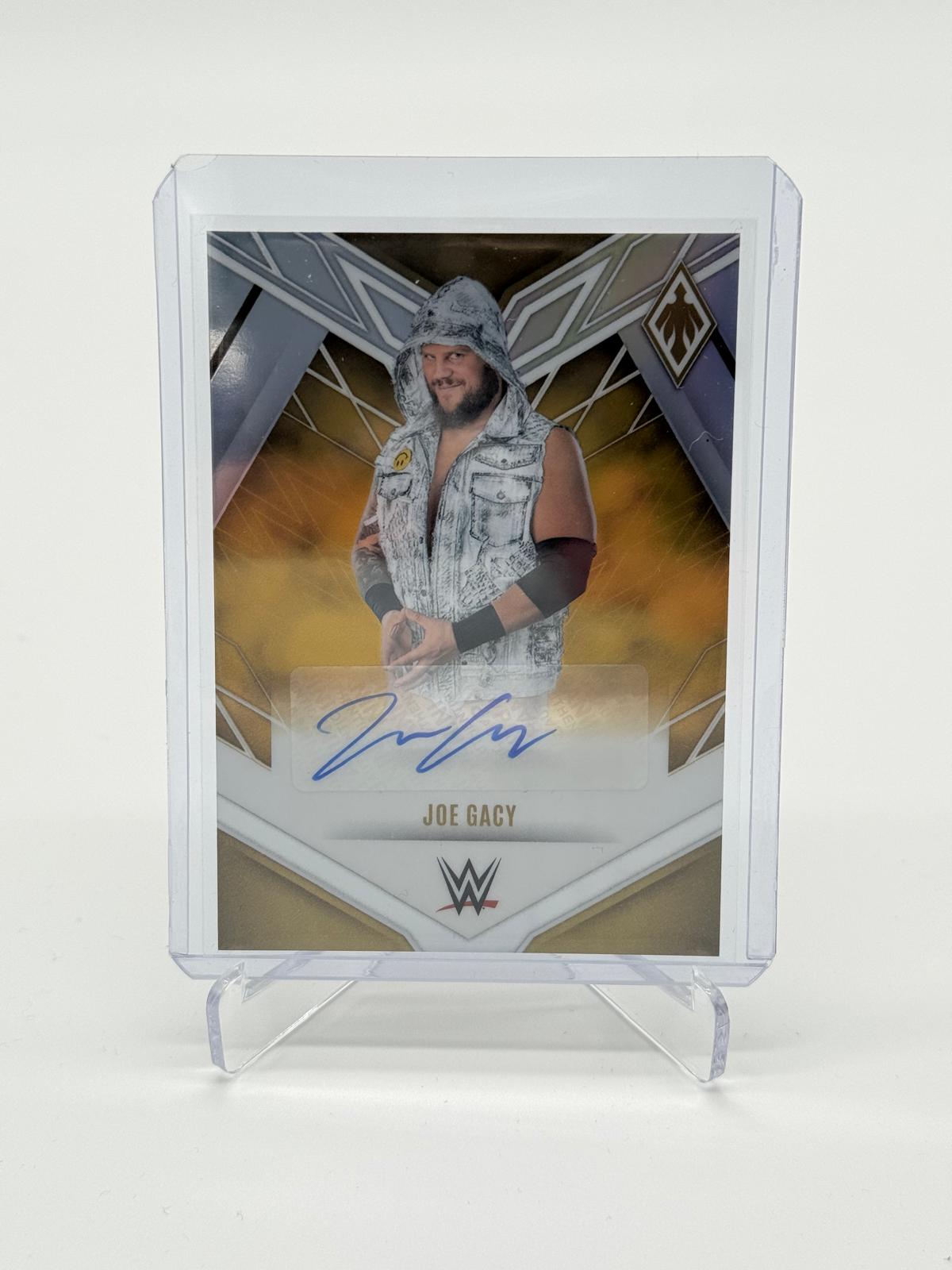 2023 Panini Chronicles WWE Joe Gacy Phoenix Gold Prizm Auto 07/10