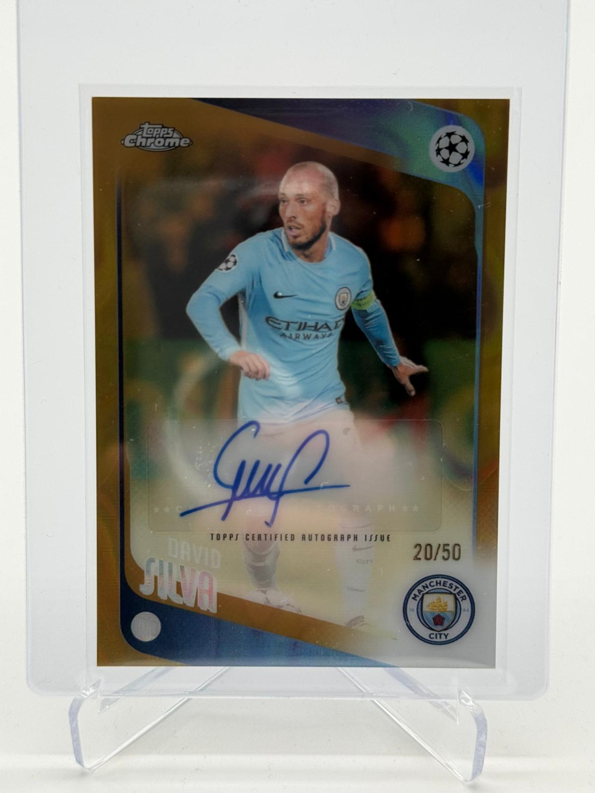 2026 Topps Chrome UCC David Silva Autogramm 20/50
