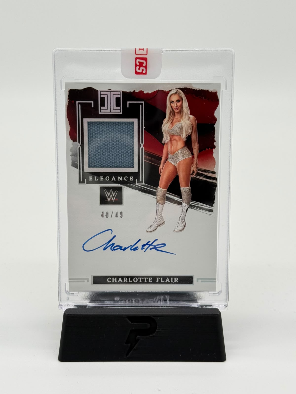2023 Panini Impeccable WWE Charlotte Flair 40/49 Patch Auto