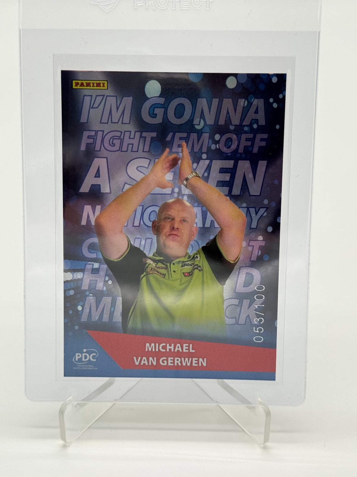 2025 Panini PDC Michael Van Gerwen /100