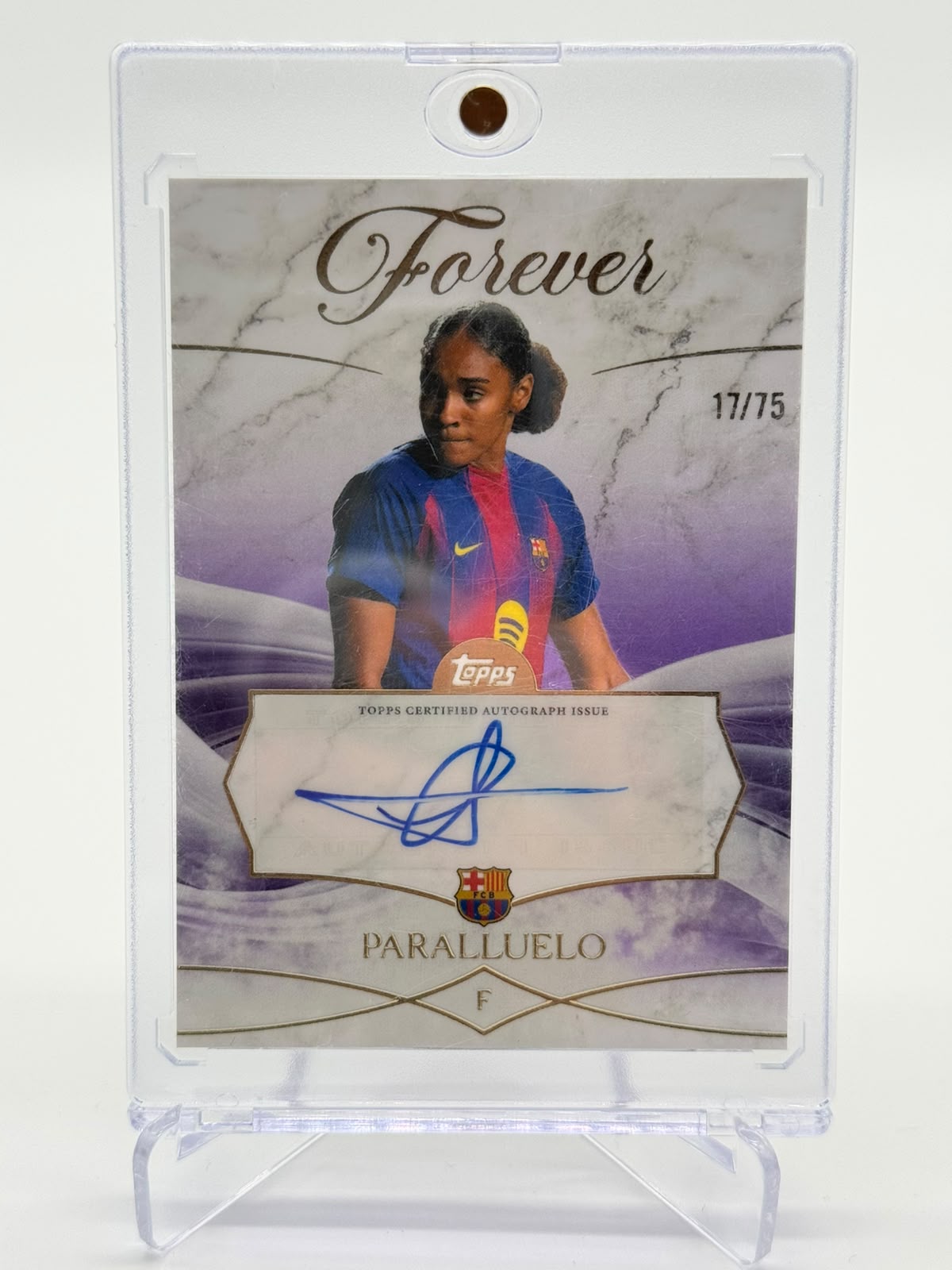2026 Topps Barcelona Forever Paralluelo AUTO 17/75