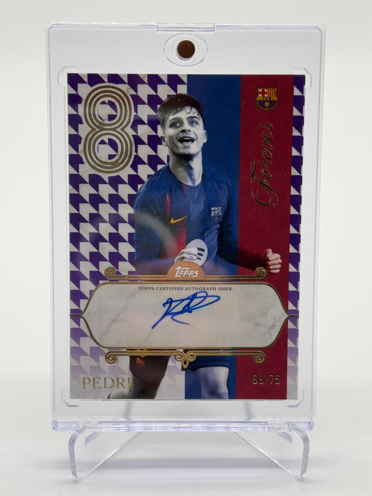 2026 Topps Barcelona Forever Pedri Auto 68/75