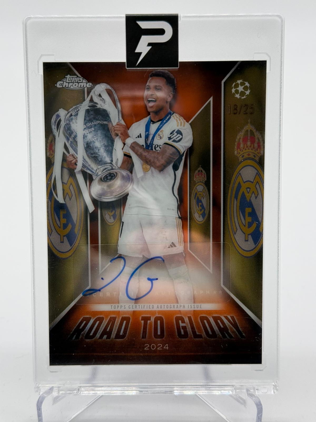 2026 Topps Chrome UCC Rodrygo Autogramm 18/25