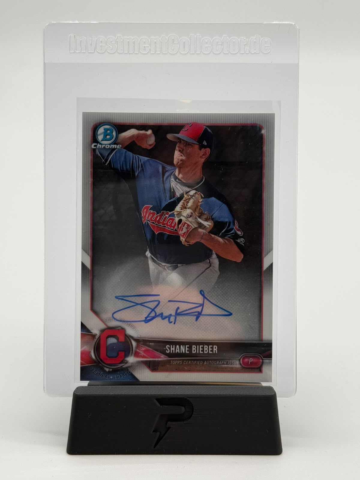2018 Topps Chrome Bowman Baseball Shane Bieber Auto
