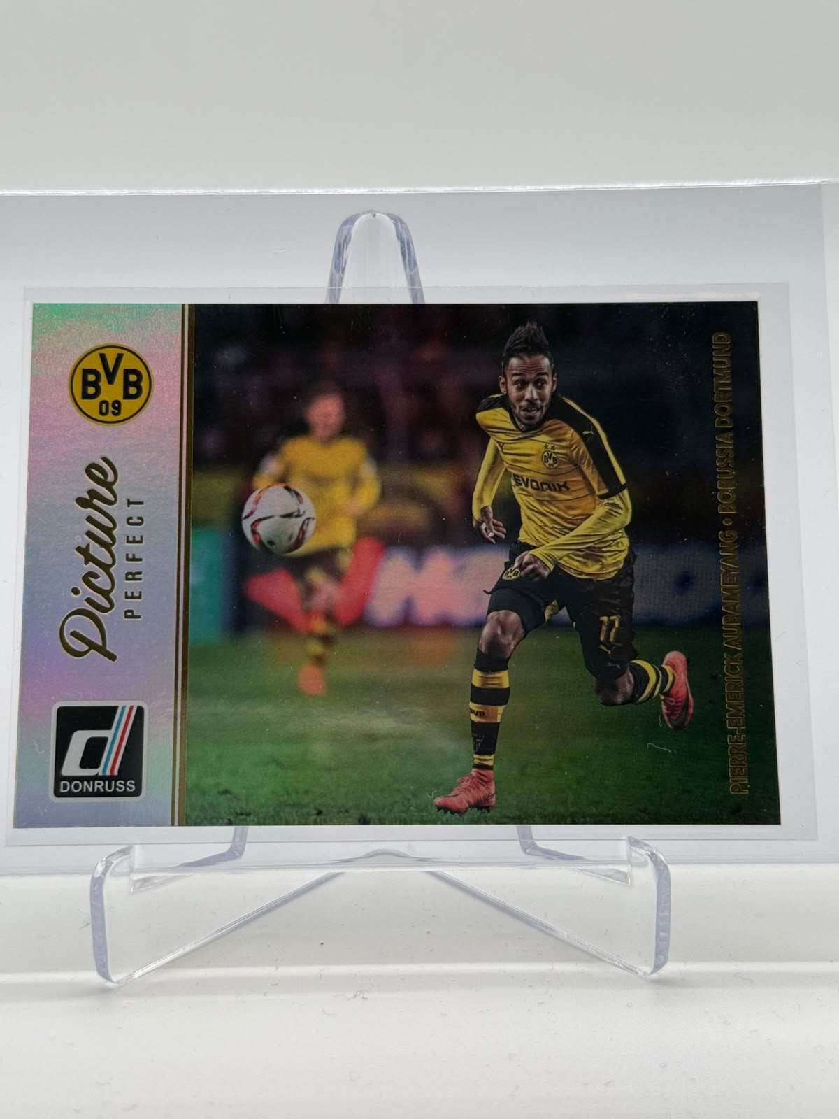 2016-17 Panini Donruss Pierre-Emerick Aubameyang Picture Perfect Silver
