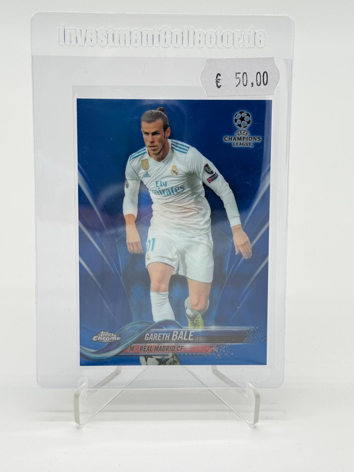 2017 Topps Chrome UCL Gareth Bale /150 Blue
