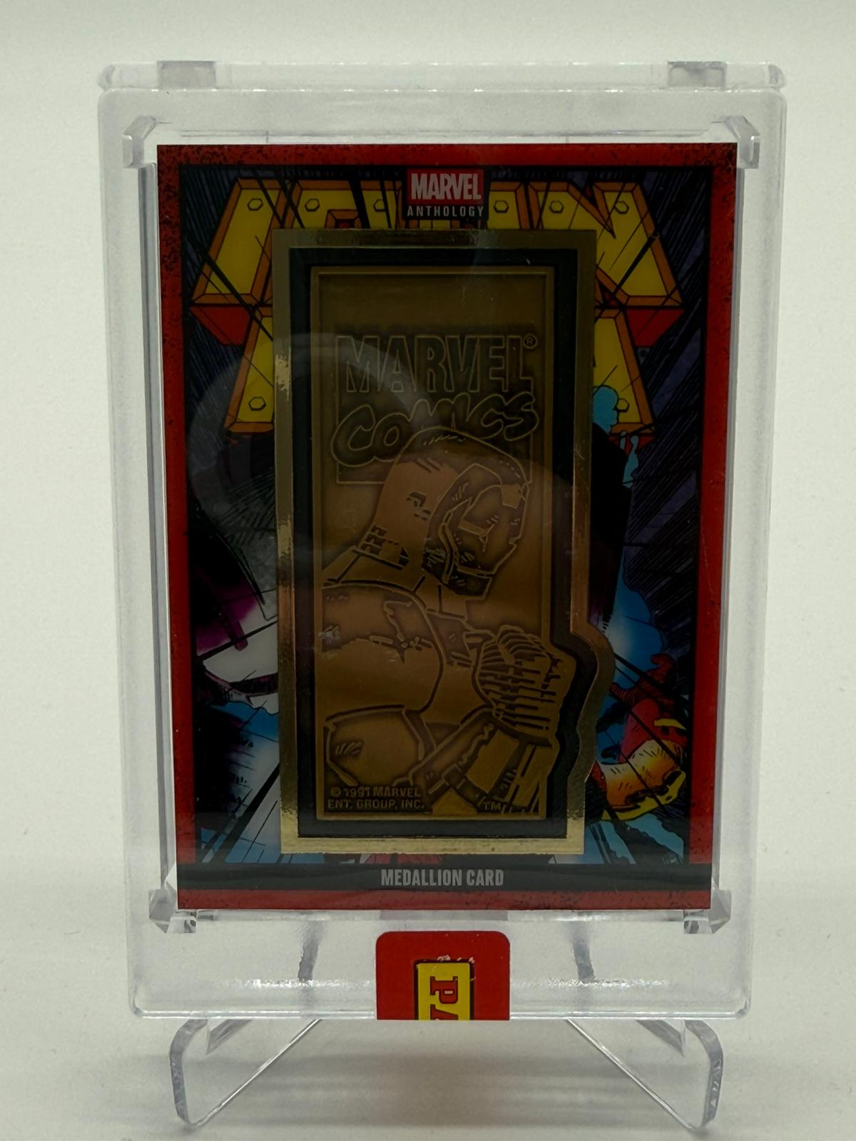 2025 Panini Marvel Anthology Medallion Card Iron Man