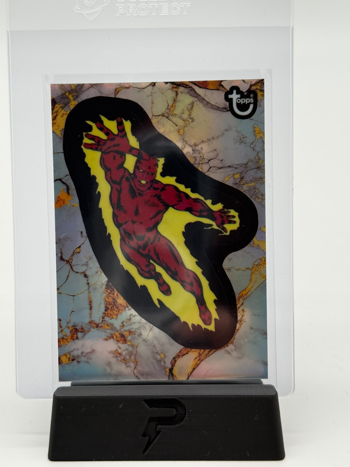 2025 Topps Marvel Comic Book Human Torch 1976 Refractor