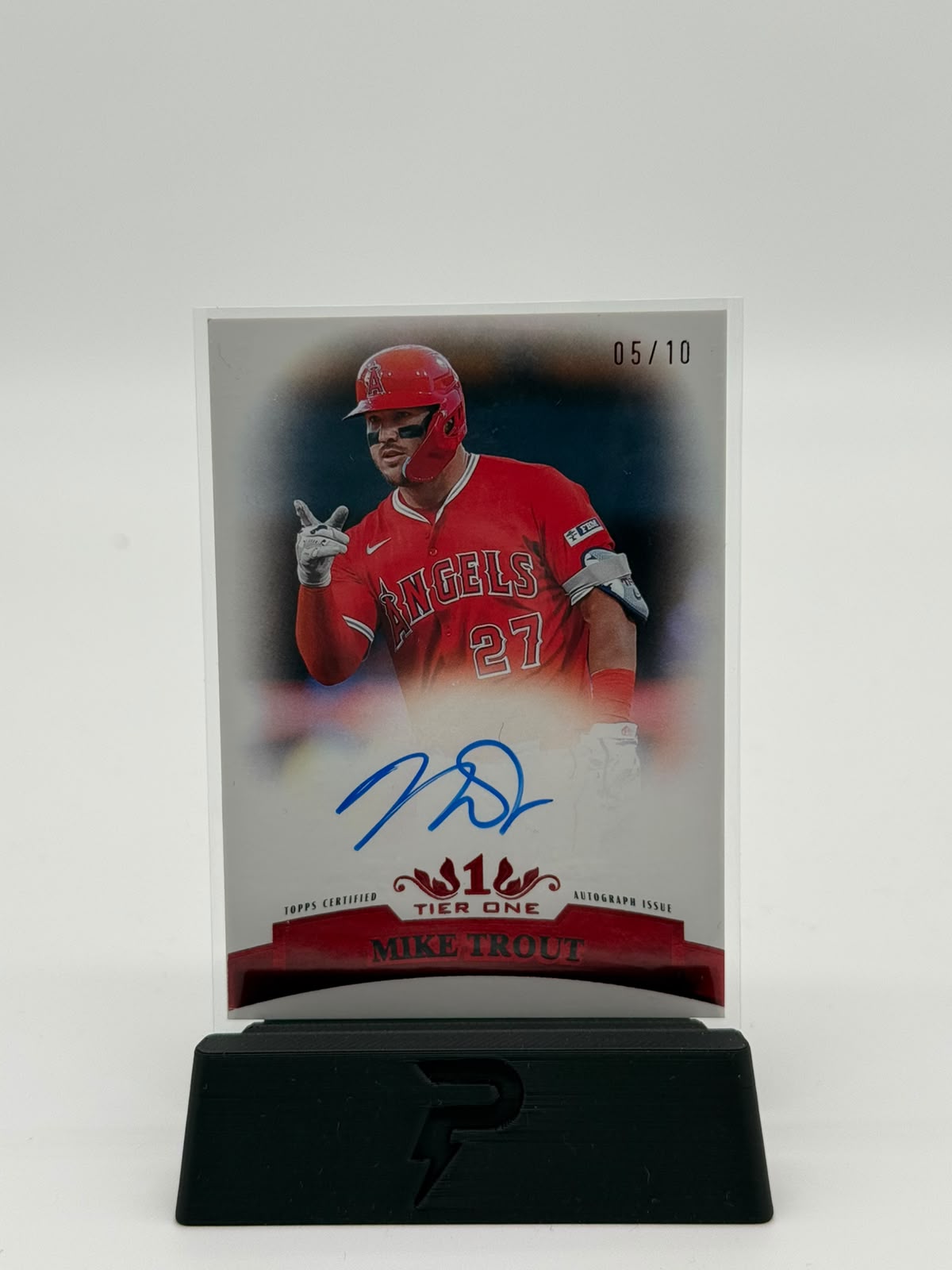 2026 Topps Tier One Mike Trout Auto 05/10
