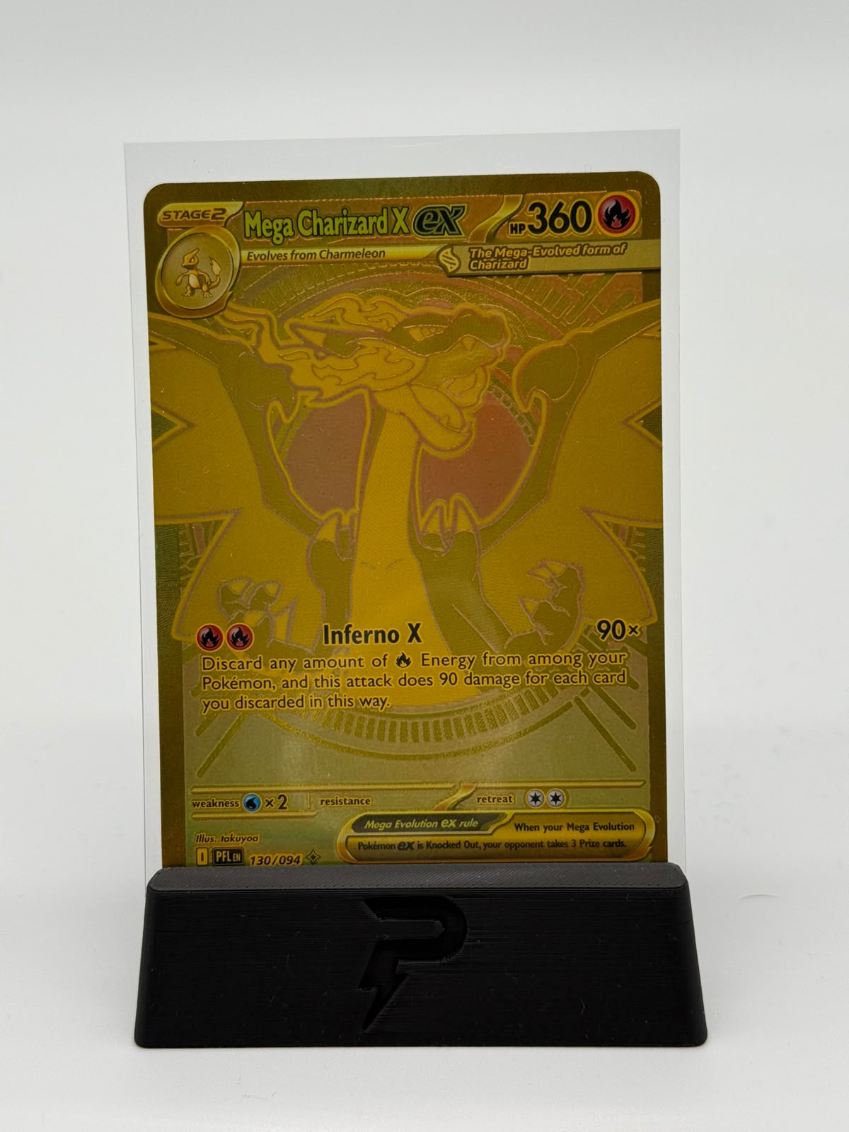 2025 Topps Pokemon Mega Charizard X 130/094