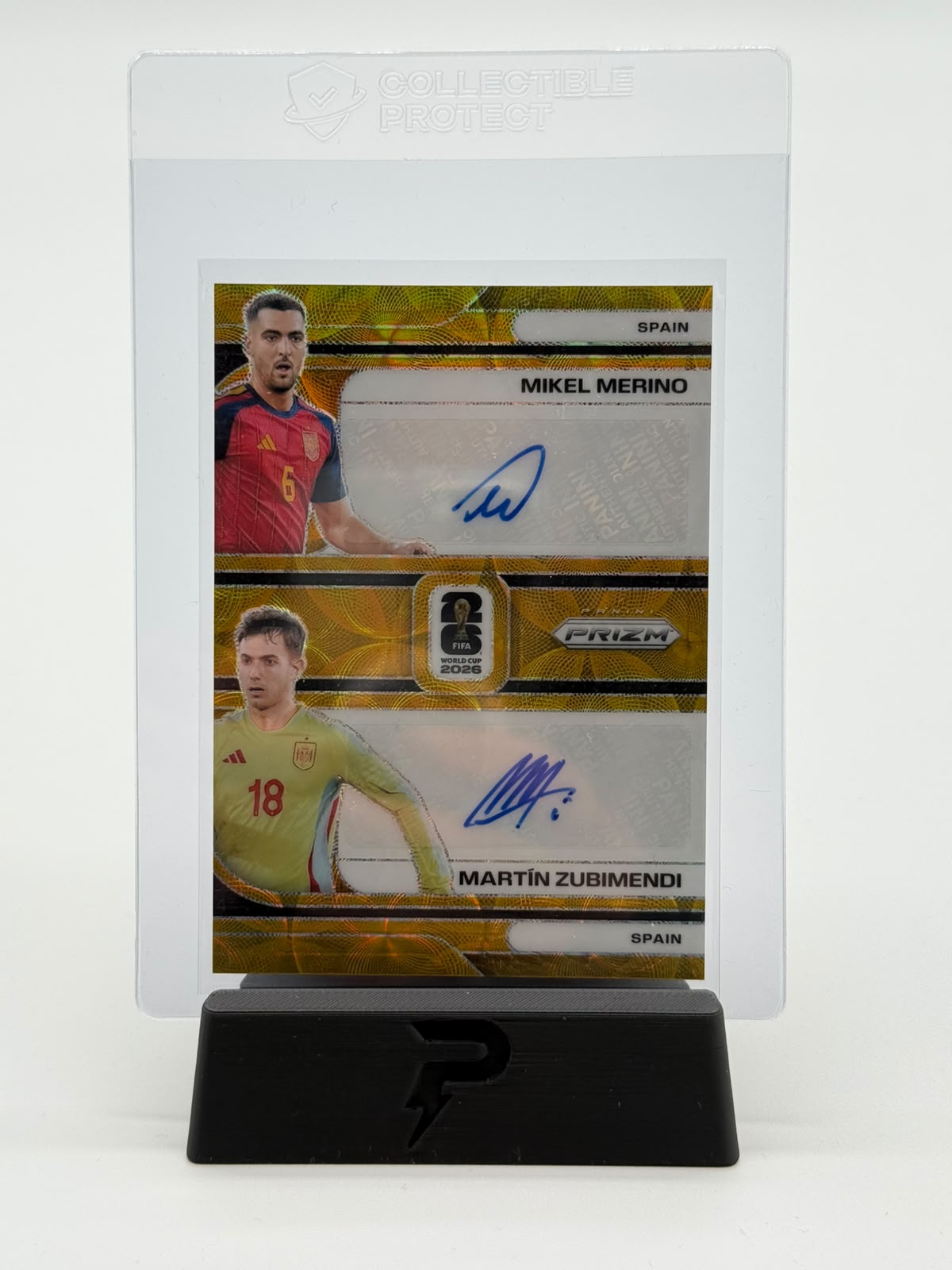 2026 Panini Prizm Fifa World Cup Merino/Zubimendi Dual Auto 06/10