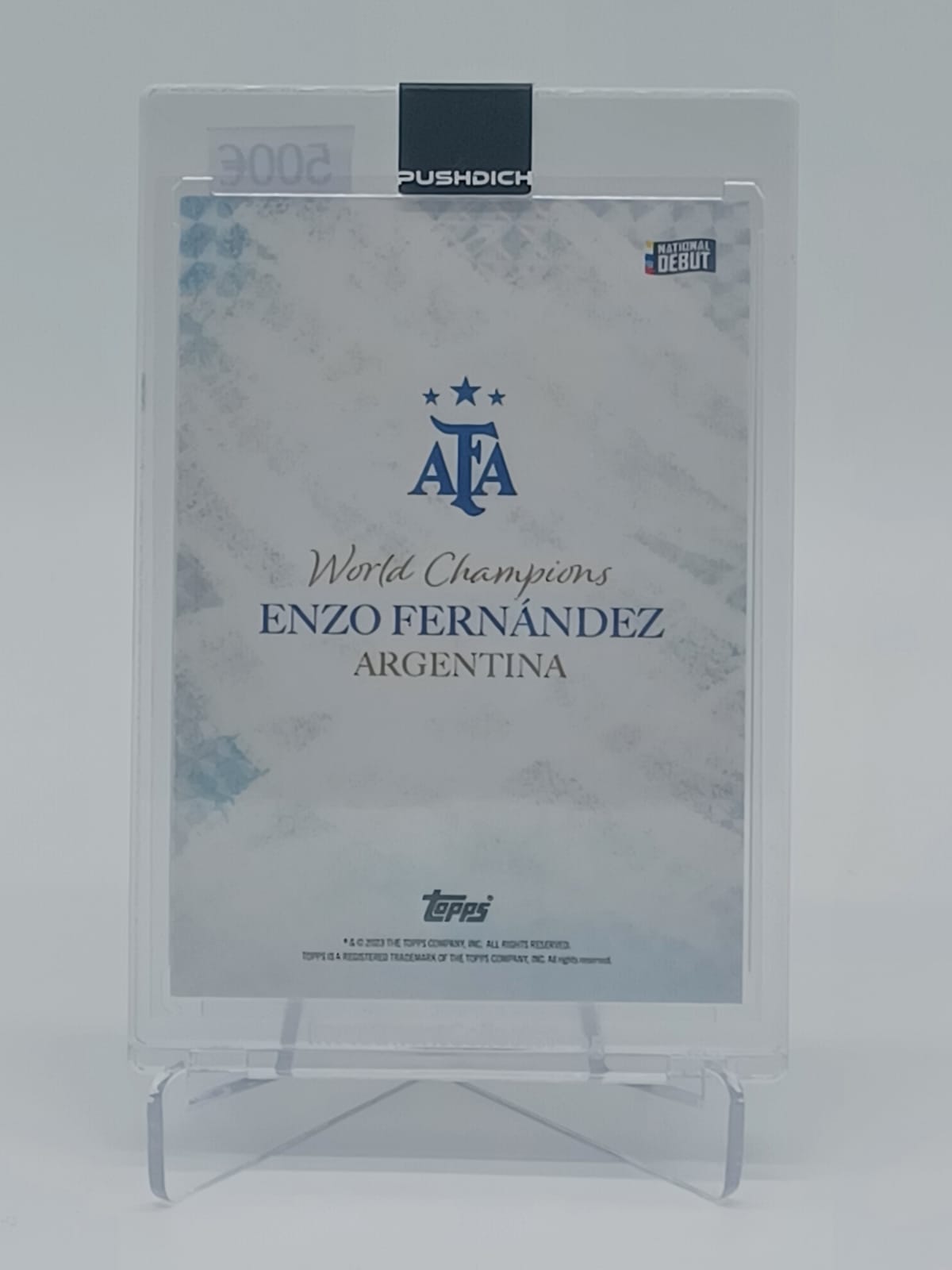 Topps Argentina World Champions Set - Enzo Fernandez Auto /25