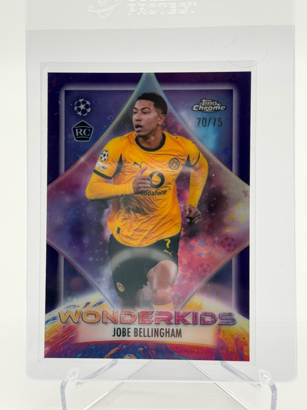 2026 Topps UCC Chrome Logofractor Wonderkids Jobe Bellingham RC 70/75