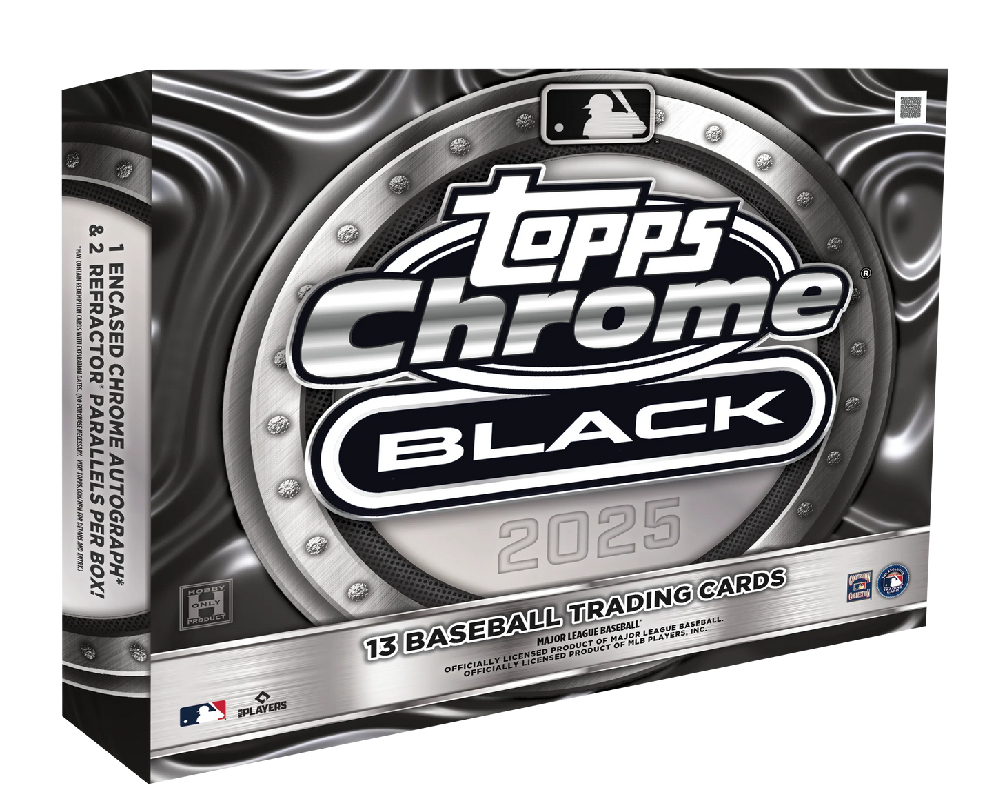 2025 Topps Chrome Black Baseball Hobby Box (SEALED)