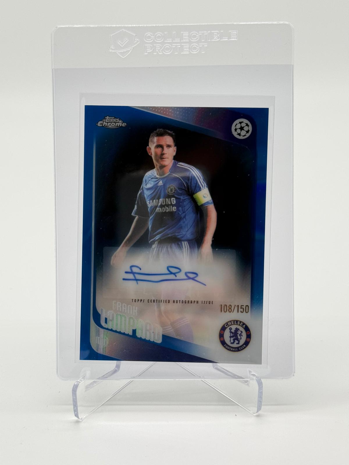 2026 Topps Chrome UCC Frank Lampard Autogramm 108/150