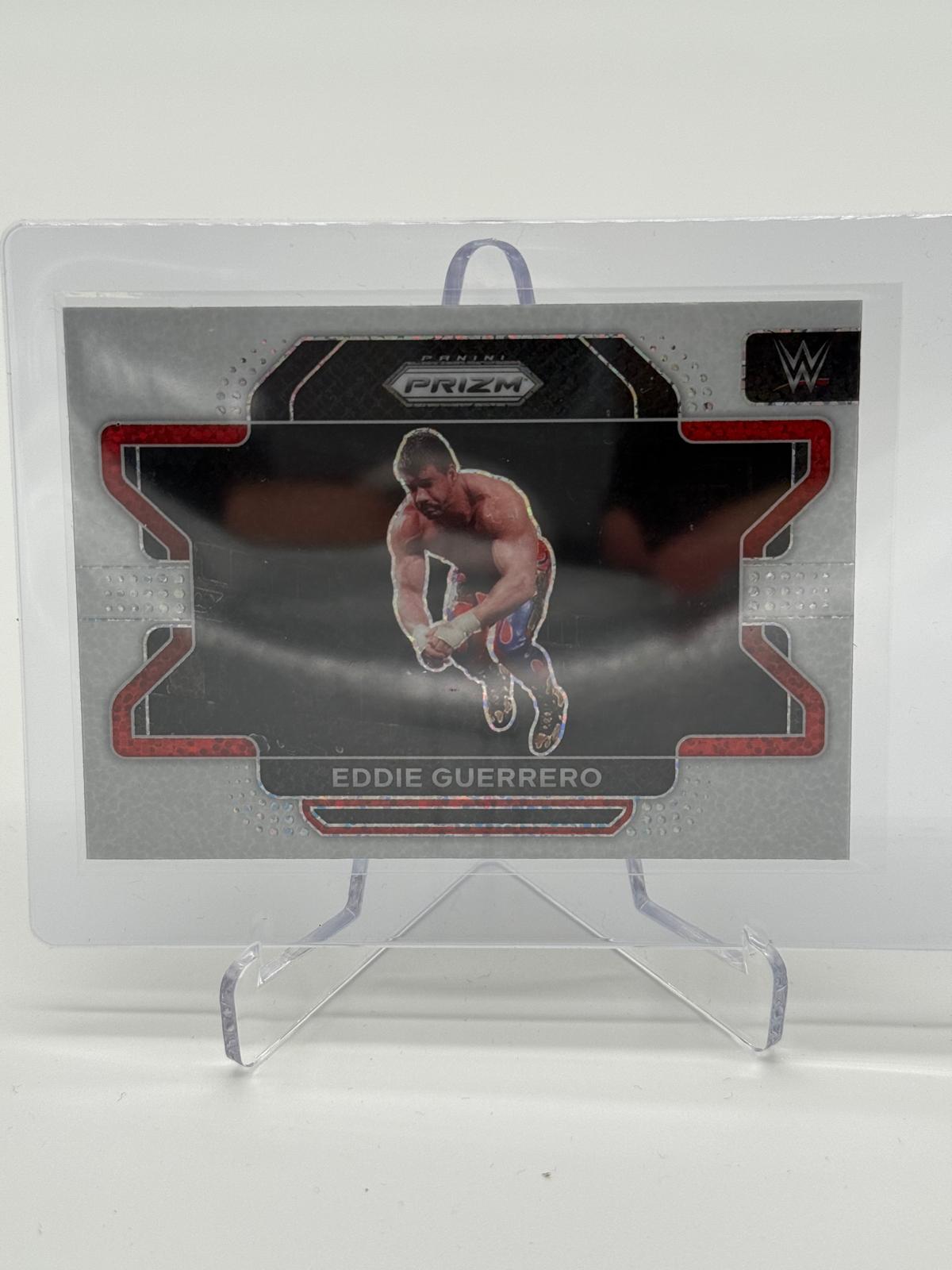 2022 Panini Prizm WWE Eddie Guerrero White Sparkle Prizm