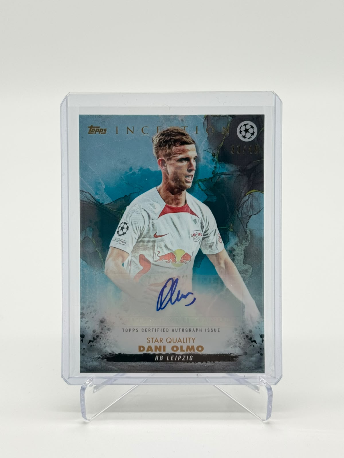 2023 Topps Inception Bundesliga Dani Olmo Auto 33/49