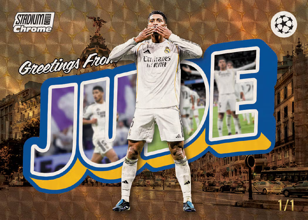 2025-26 Topps Stadium Club Chrome UEFA Club Competitions – 2x Casebreak (Members Only + Hobby, 18 Boxen) – Pick Your Team #24