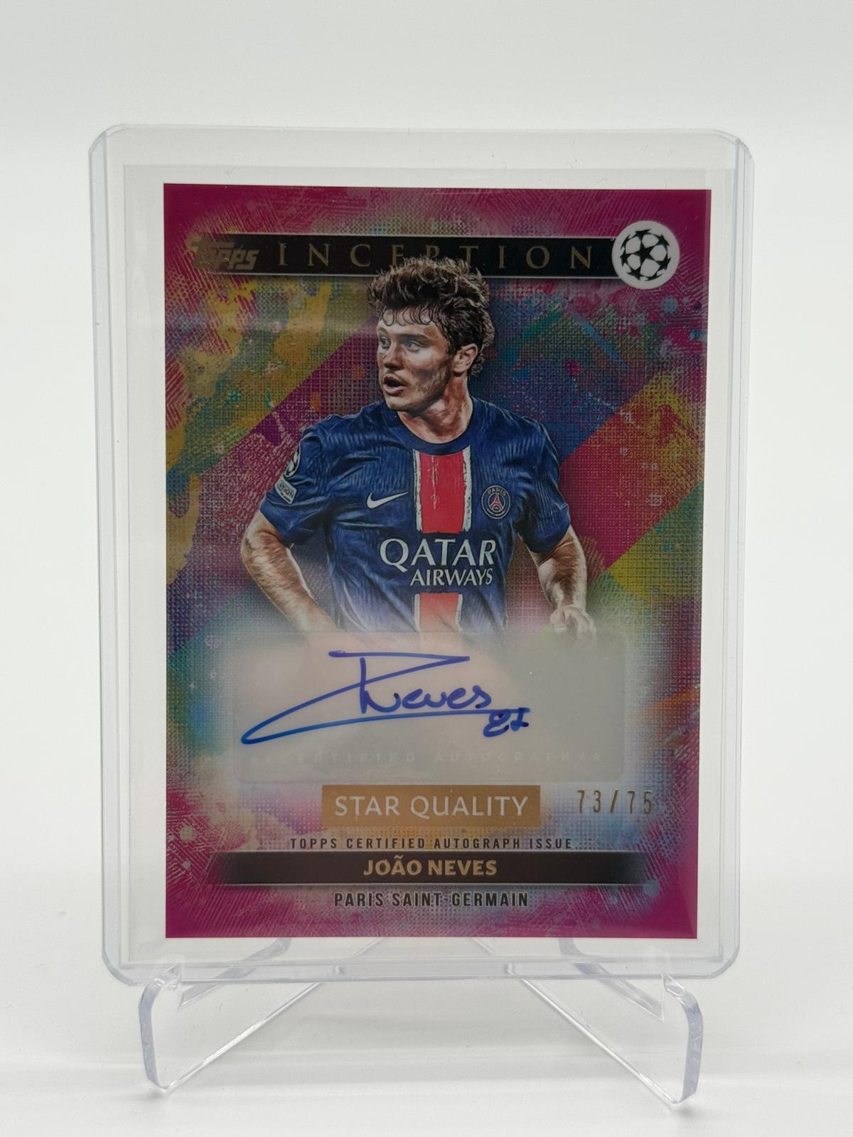 2025 Topps Inception Joao Neves Auto 73/75