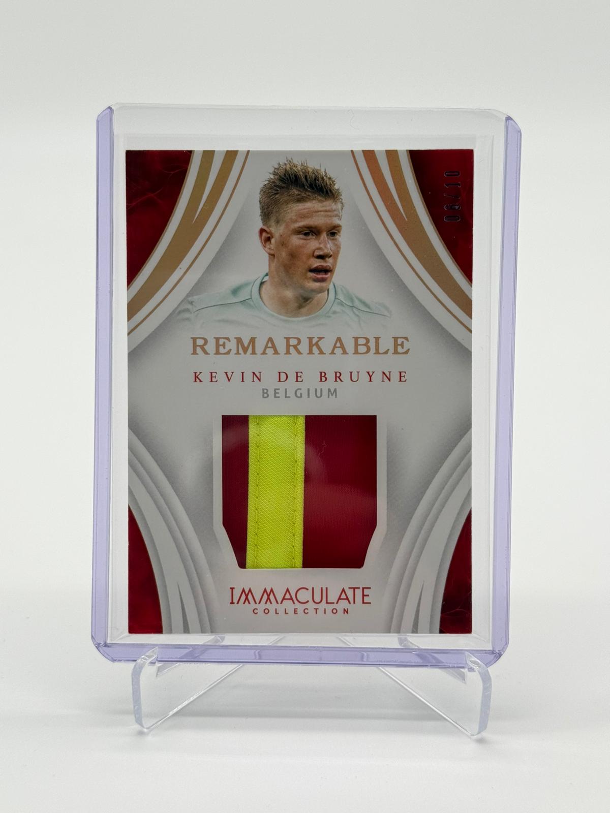 2017 Panini Immaculate Kevin De Bruyne Relic 06/10