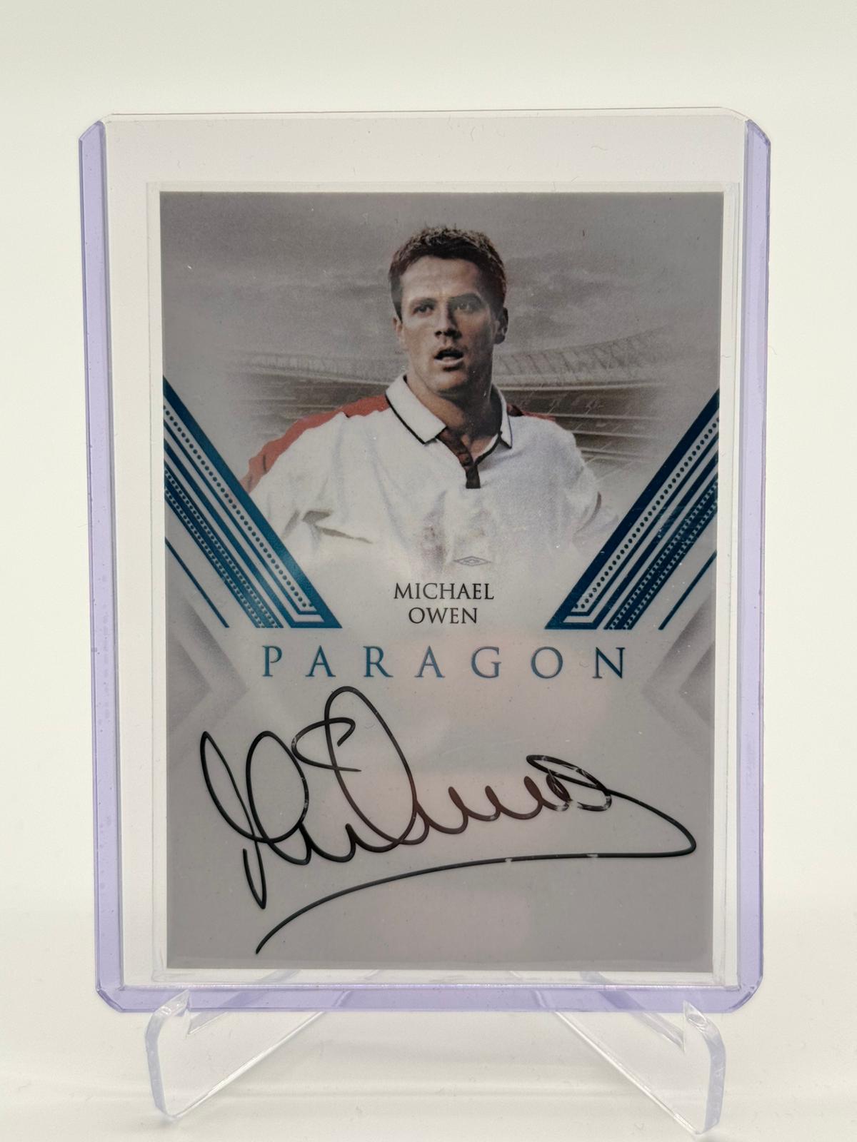 2025 Futera Michael Owen Autogramm 04/06