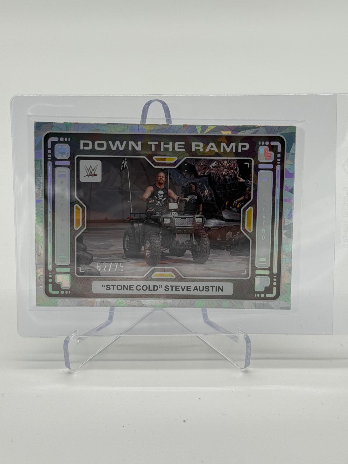 2024 Panini Photogenic WWE Stone Cold Steve Austin Down the Ramp 62/75