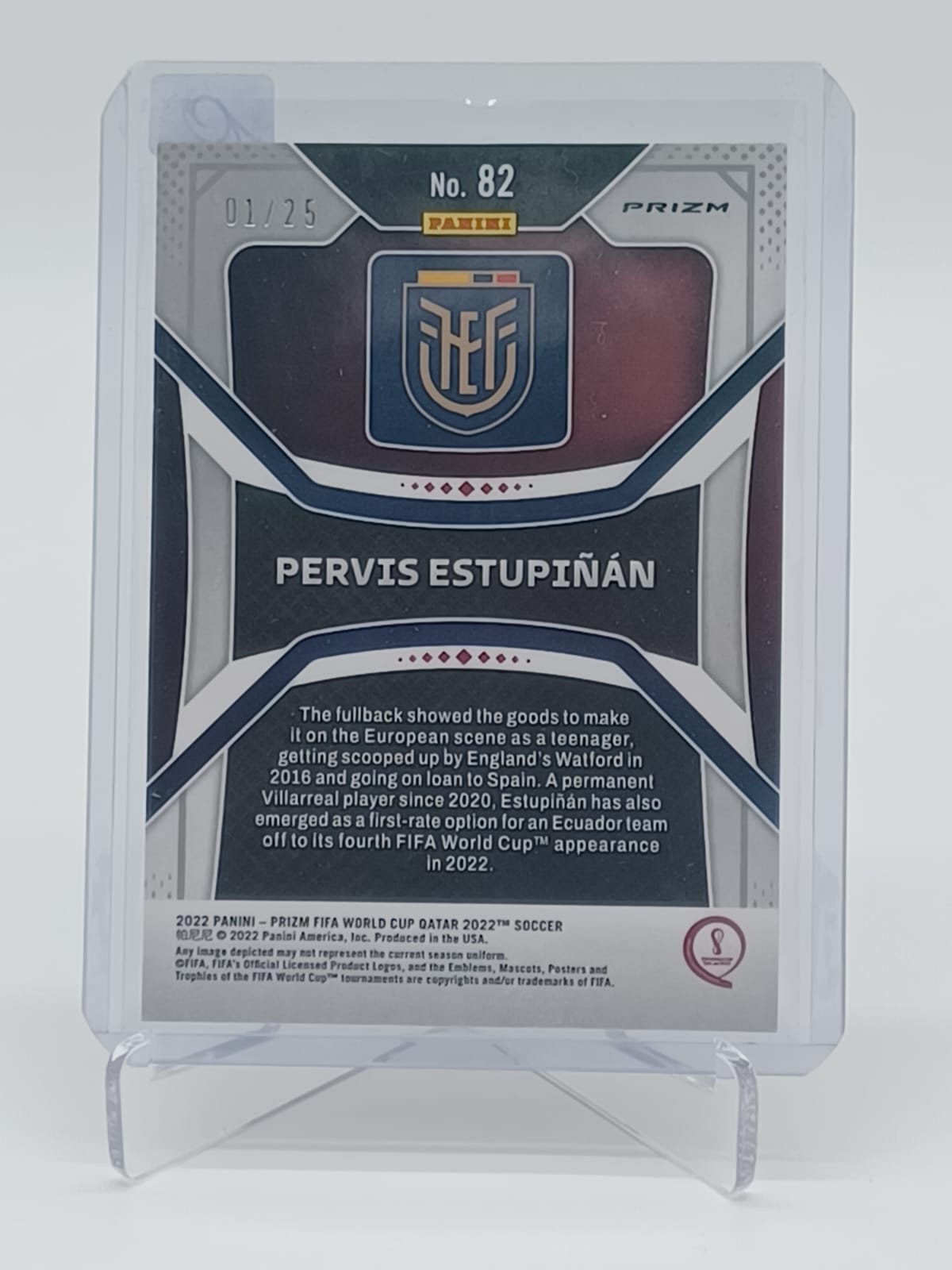 2022 Prizm FIFA World Cup - Pervis Estupinán /25