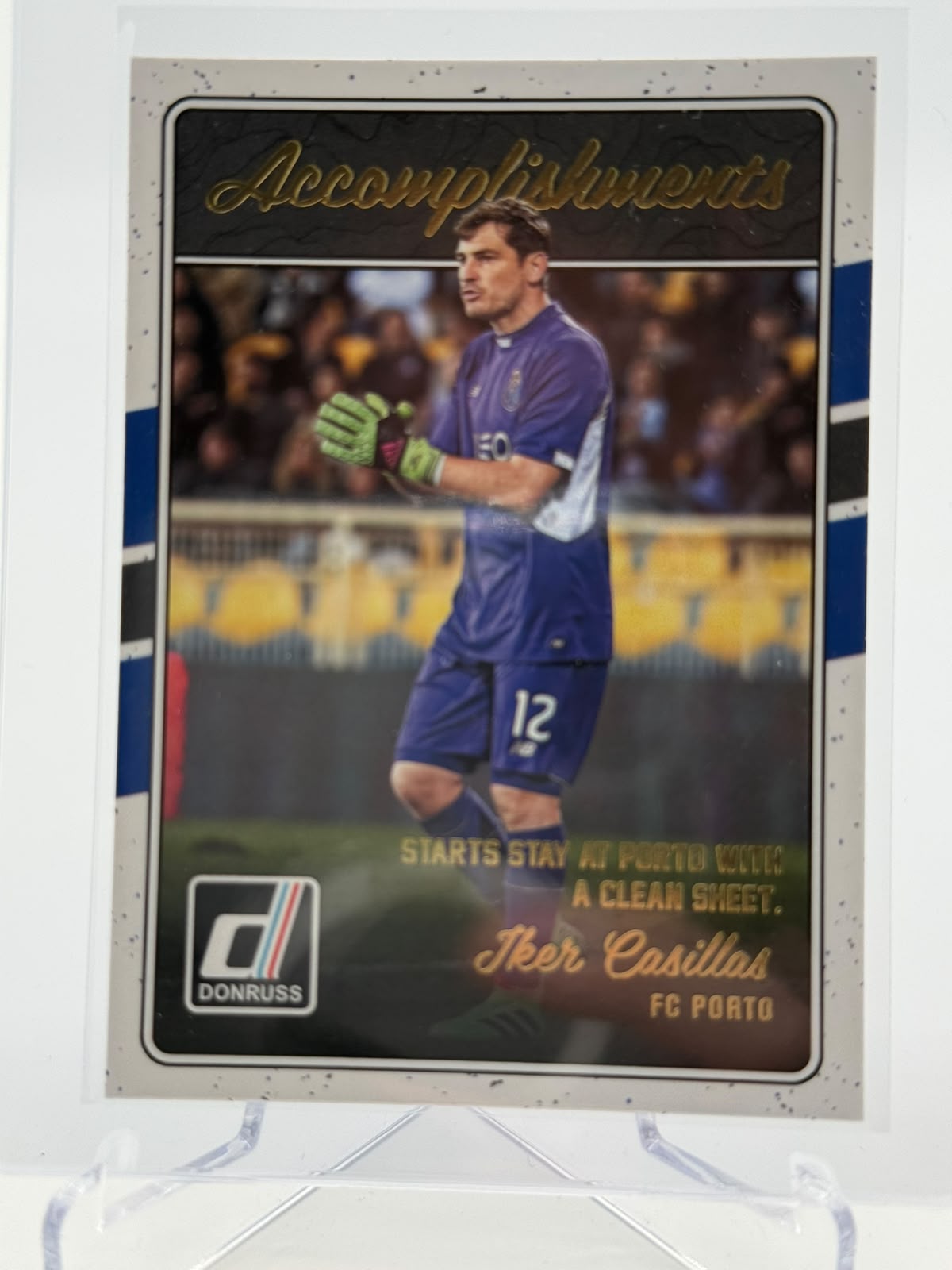 2016-17 Panini Donruss Iker Casillias Accomplishments