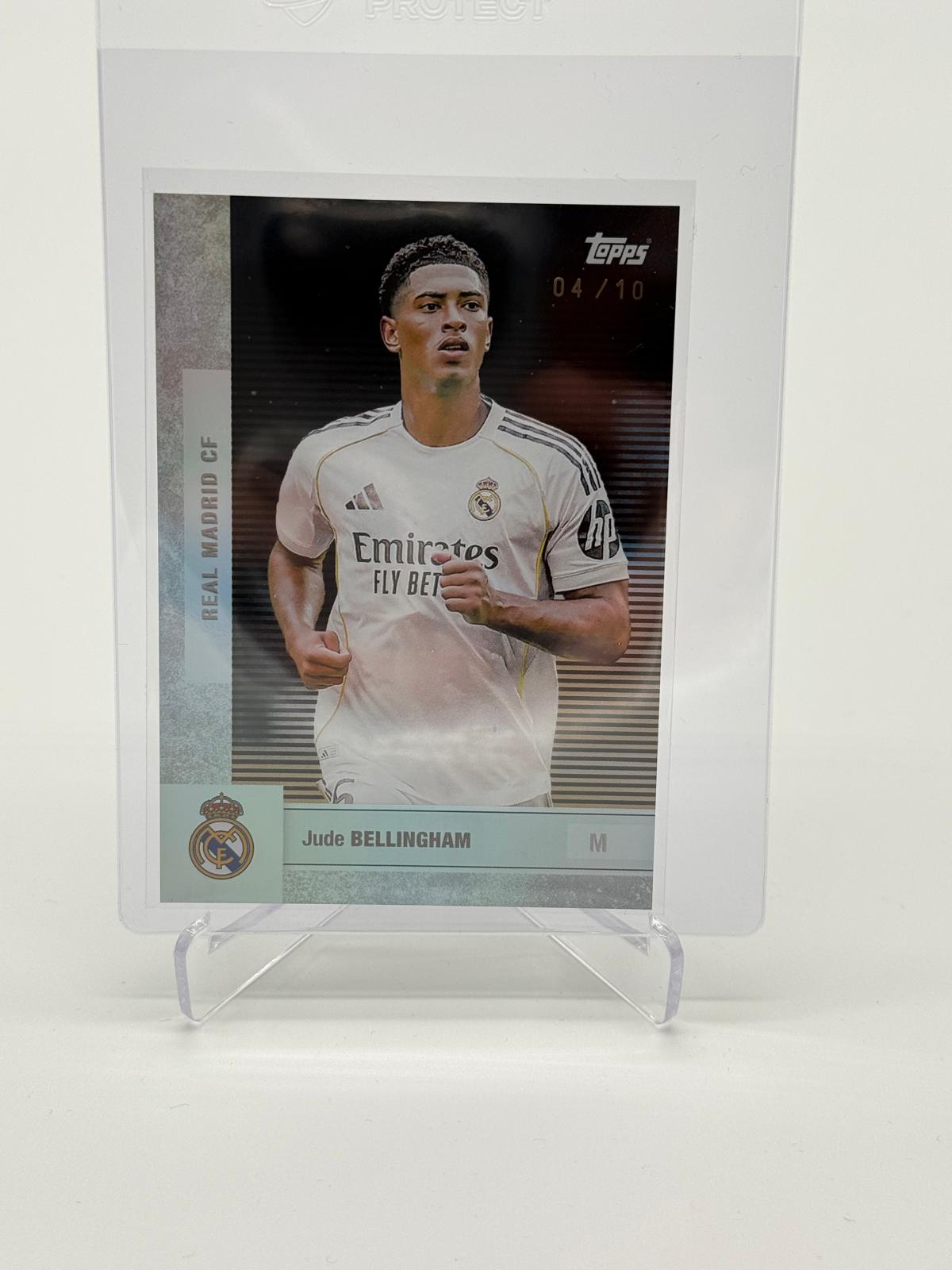 2025-26 Topps Real Madrid Team Set Jude Bellingham Black 04/10