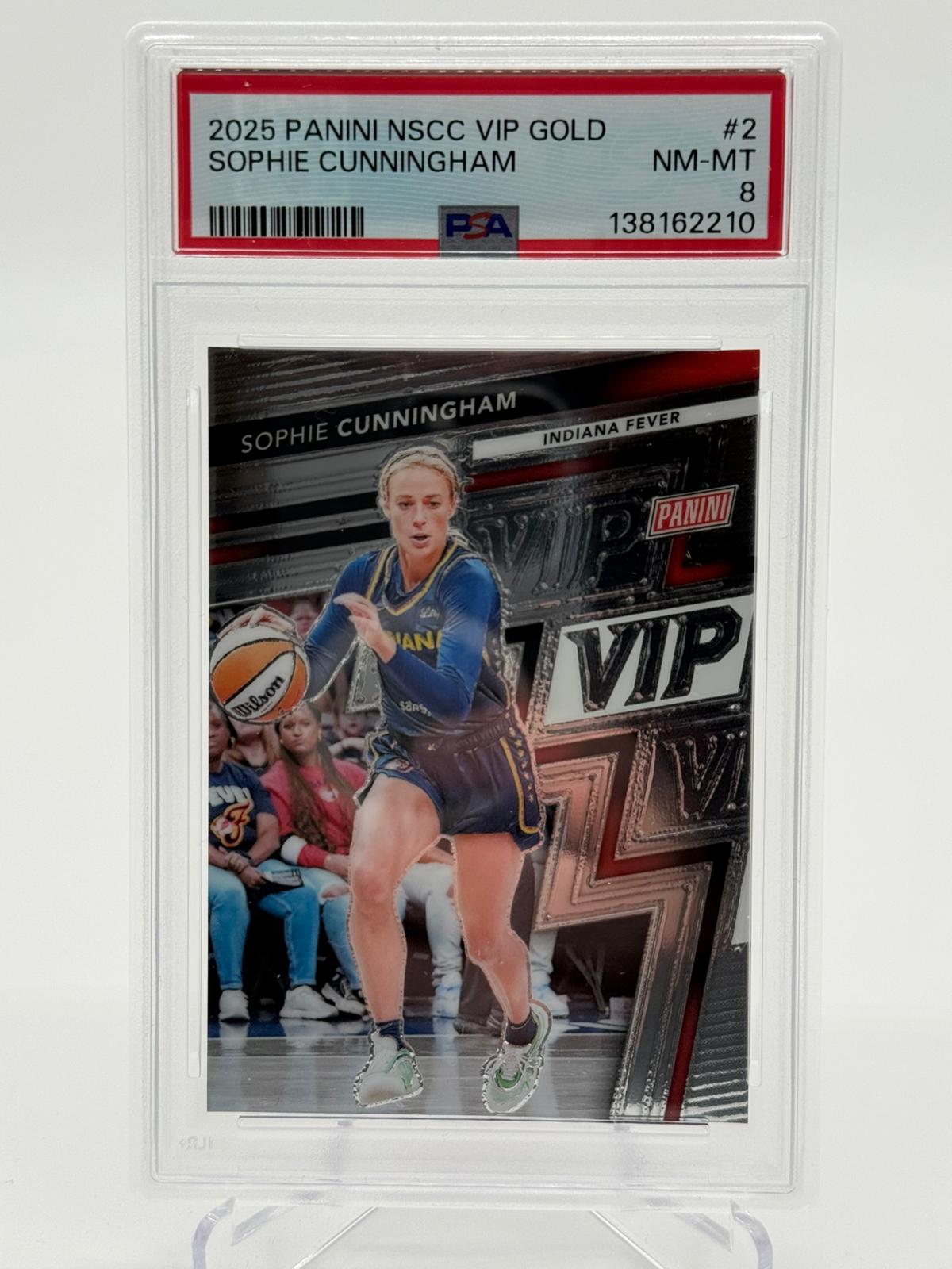 2025 Panini NSCC VIP Gold Sophie Cunningham PSA 8