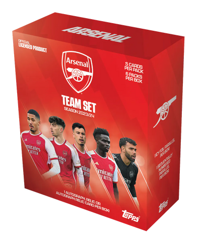 2023-24 Topps Arsenal FC Team Set (LIVEBREAK)