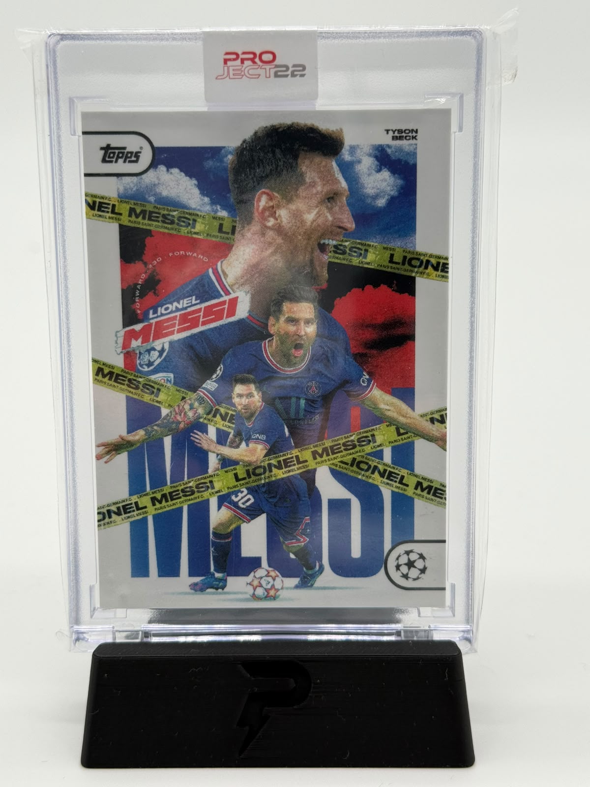2022 Topps Project 22 Lionel Messi by Tyson Beck