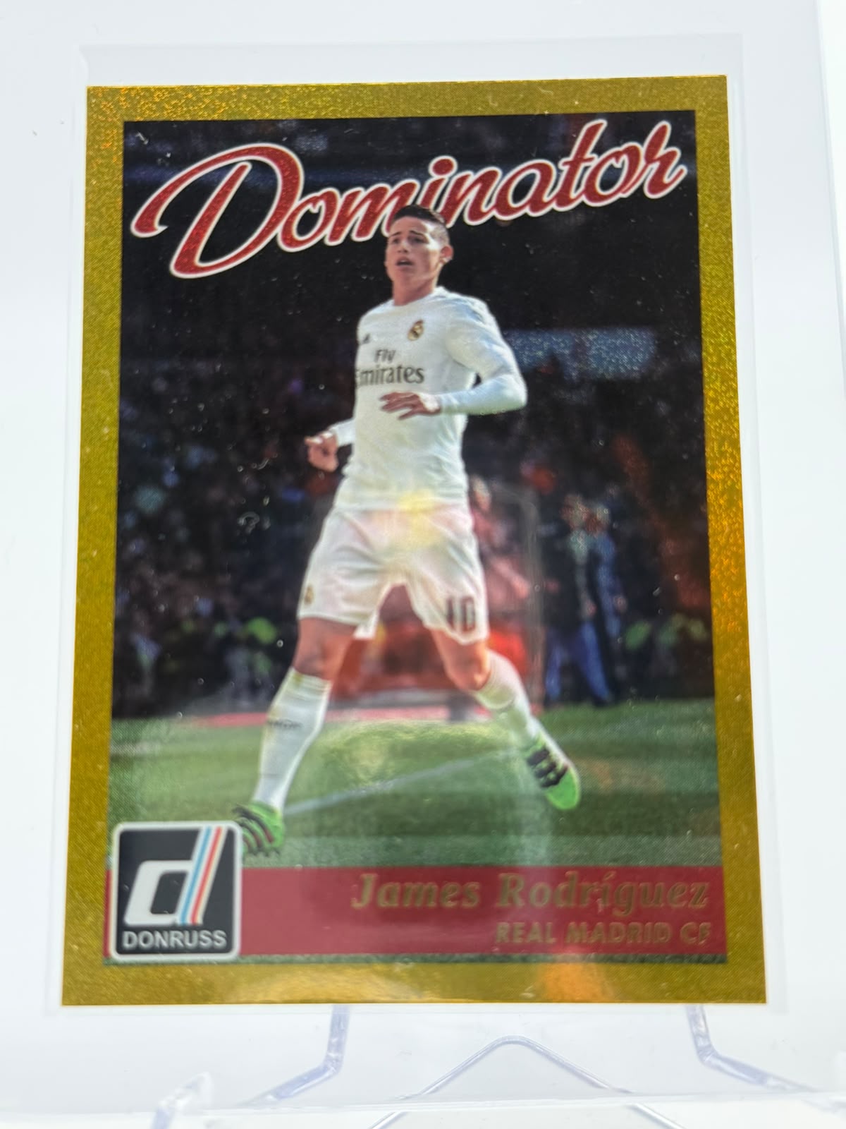 2016-17 Panini Donruss James Rodriguez Dominators Gold