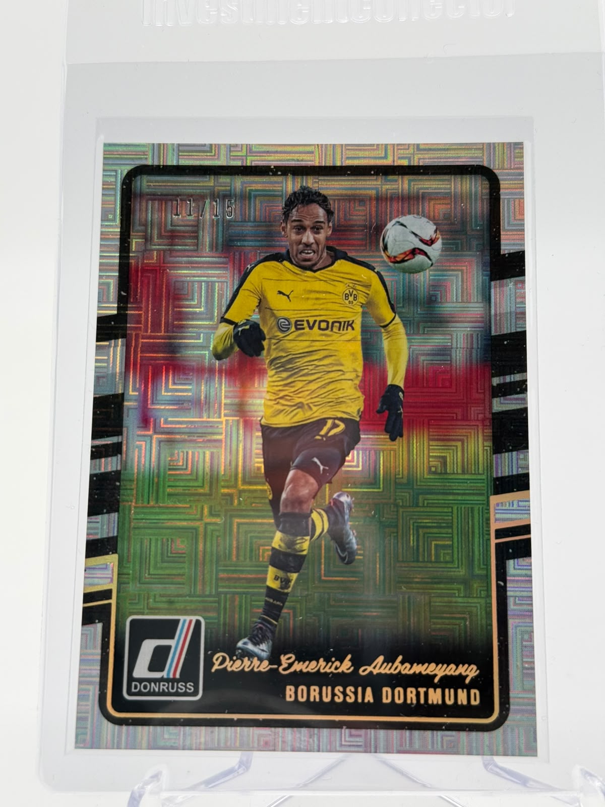 2016-17 Panini Donruss Pierre-Emerick Aubameyang Mojo 11/15