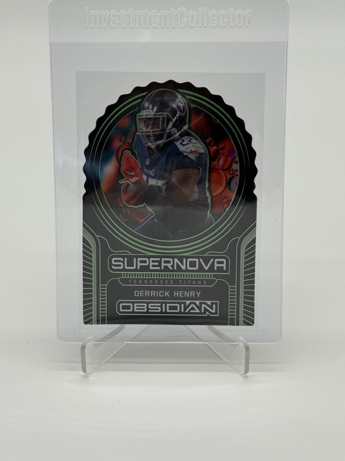 2021 Panini Obsidian Football Derrick Henry /15 Supernova