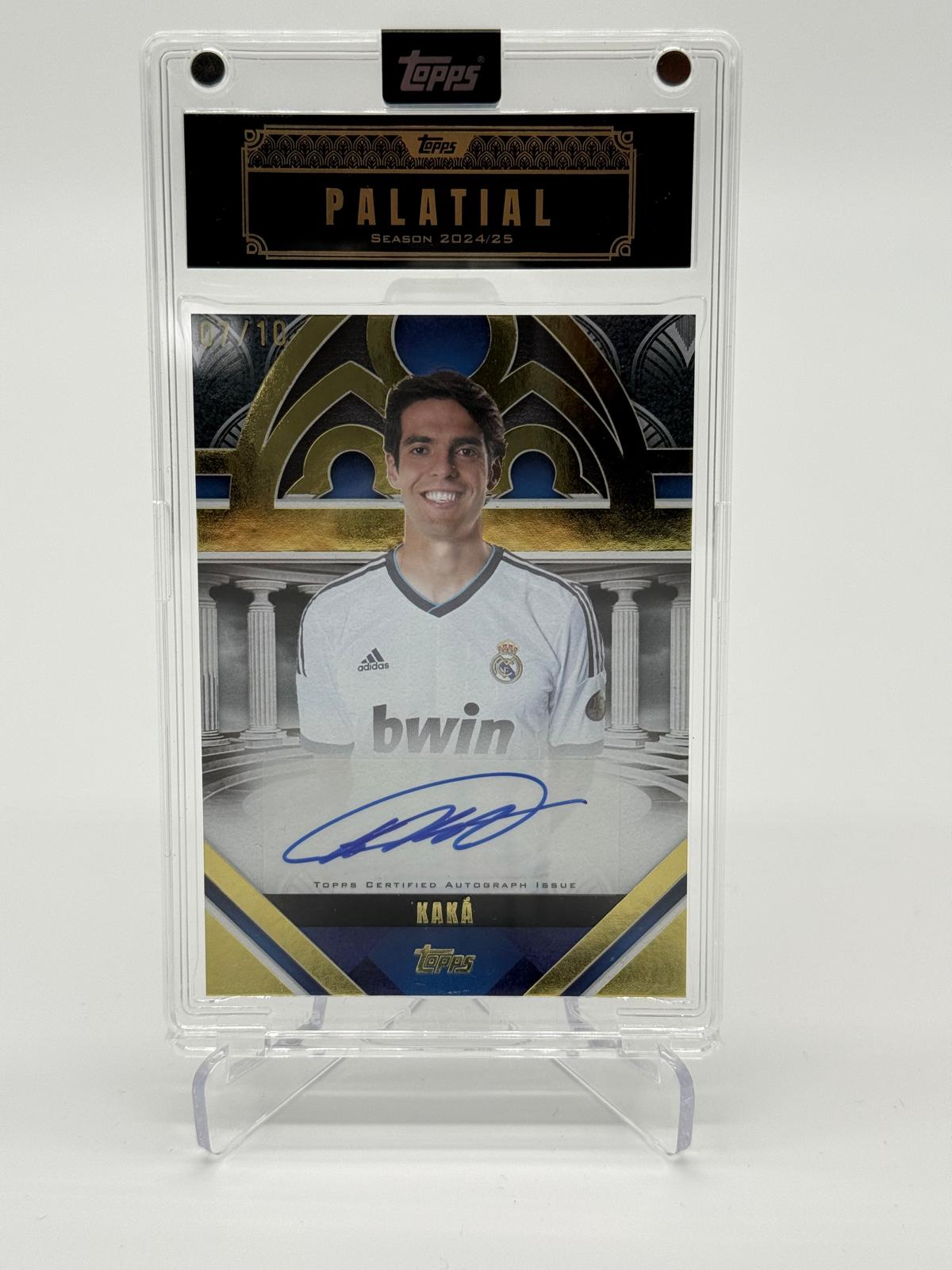 2025 Topps Real Madrid Palatial Kaka Auto /10