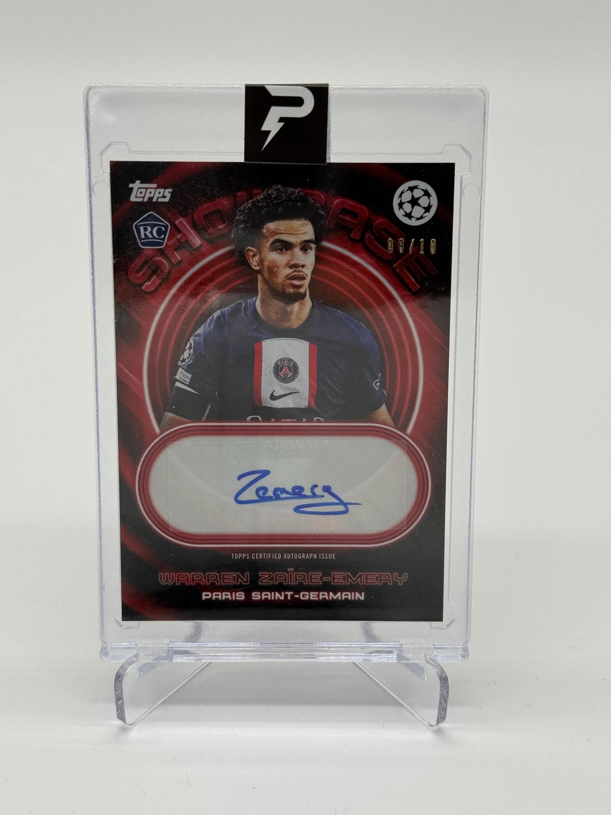 2023 Topps Showtime Warren Zaire-Emery RC Auto /10