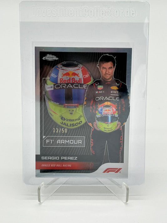 2023 Topps Chrome Formula 1 Sergio Perez SP /50
