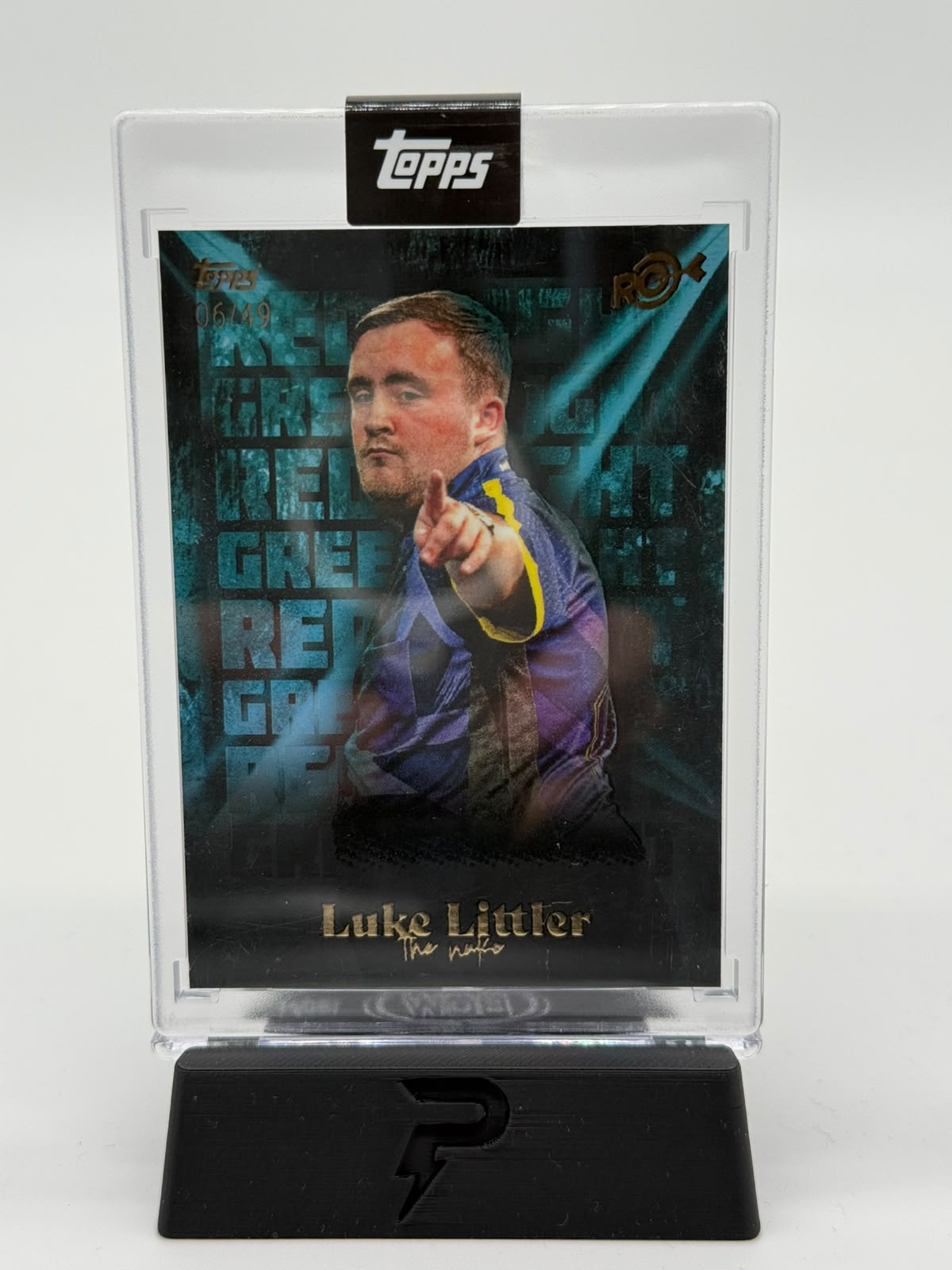 2024 Topps Luke Littler Luke the Nuke 06/49 Blue