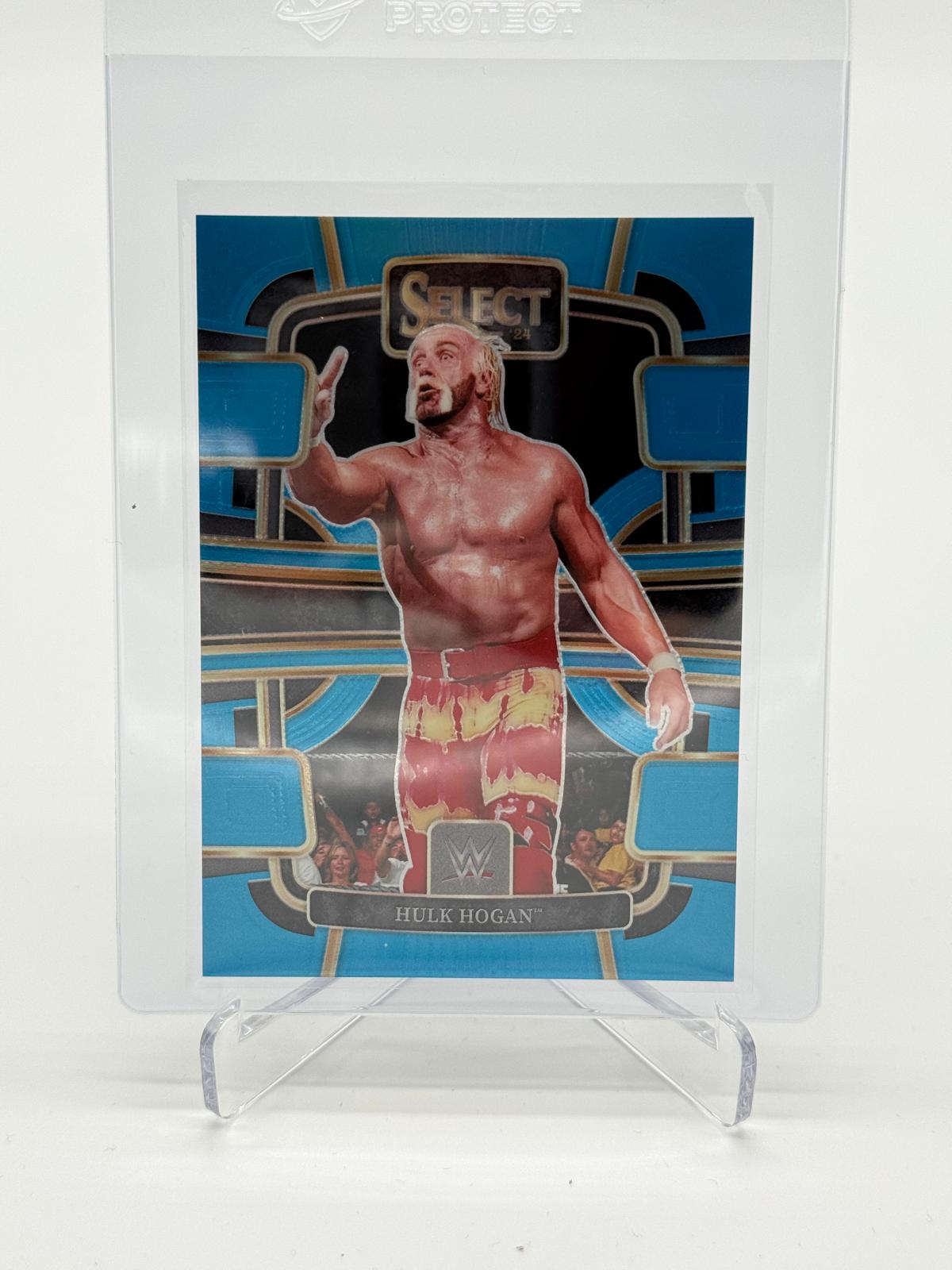 2024 Panini Select WWE Hulk Hogan Light Blue Prizm 178/249