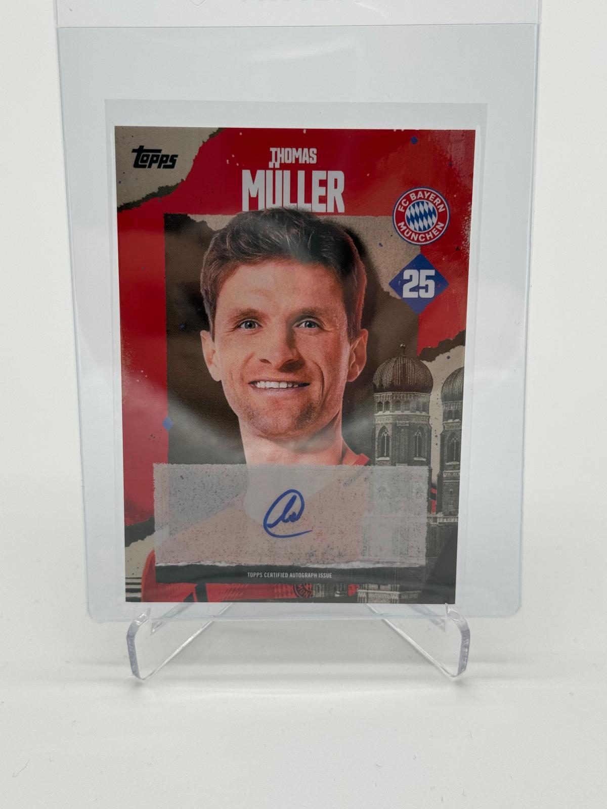 2024-25 Topps FC Bayern TS Thomas Müller Auto