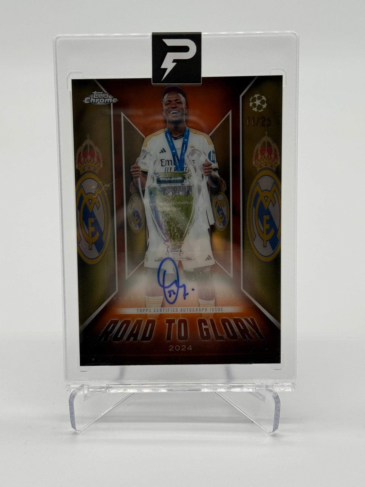 2026 Topps Chrome UCC Road to Glory Vini Jr. Autogramm 11/25
