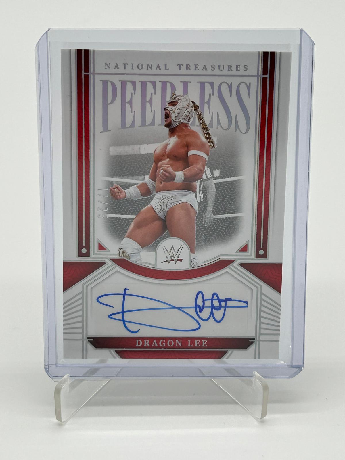 2024 Panini National Treasures Dragon Lee Peerless Auto /25
