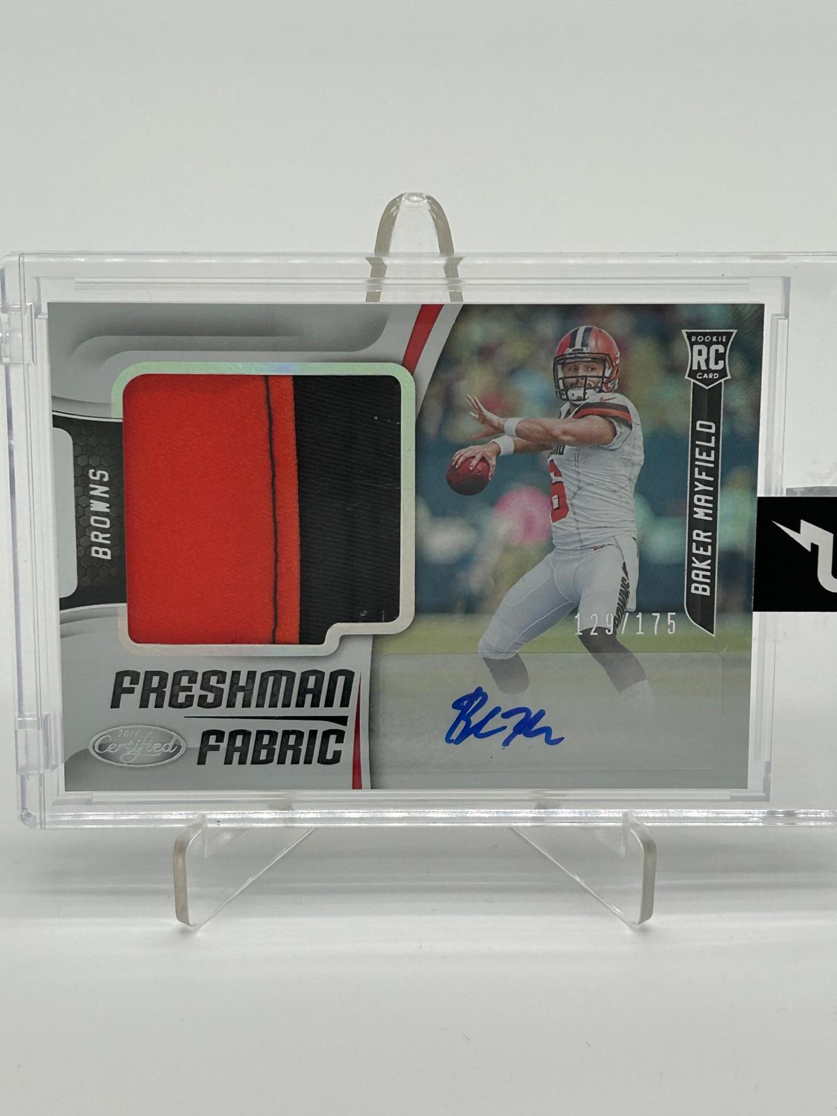 2018 Panini Certified Football Baker Mayfield Patch Auto /175