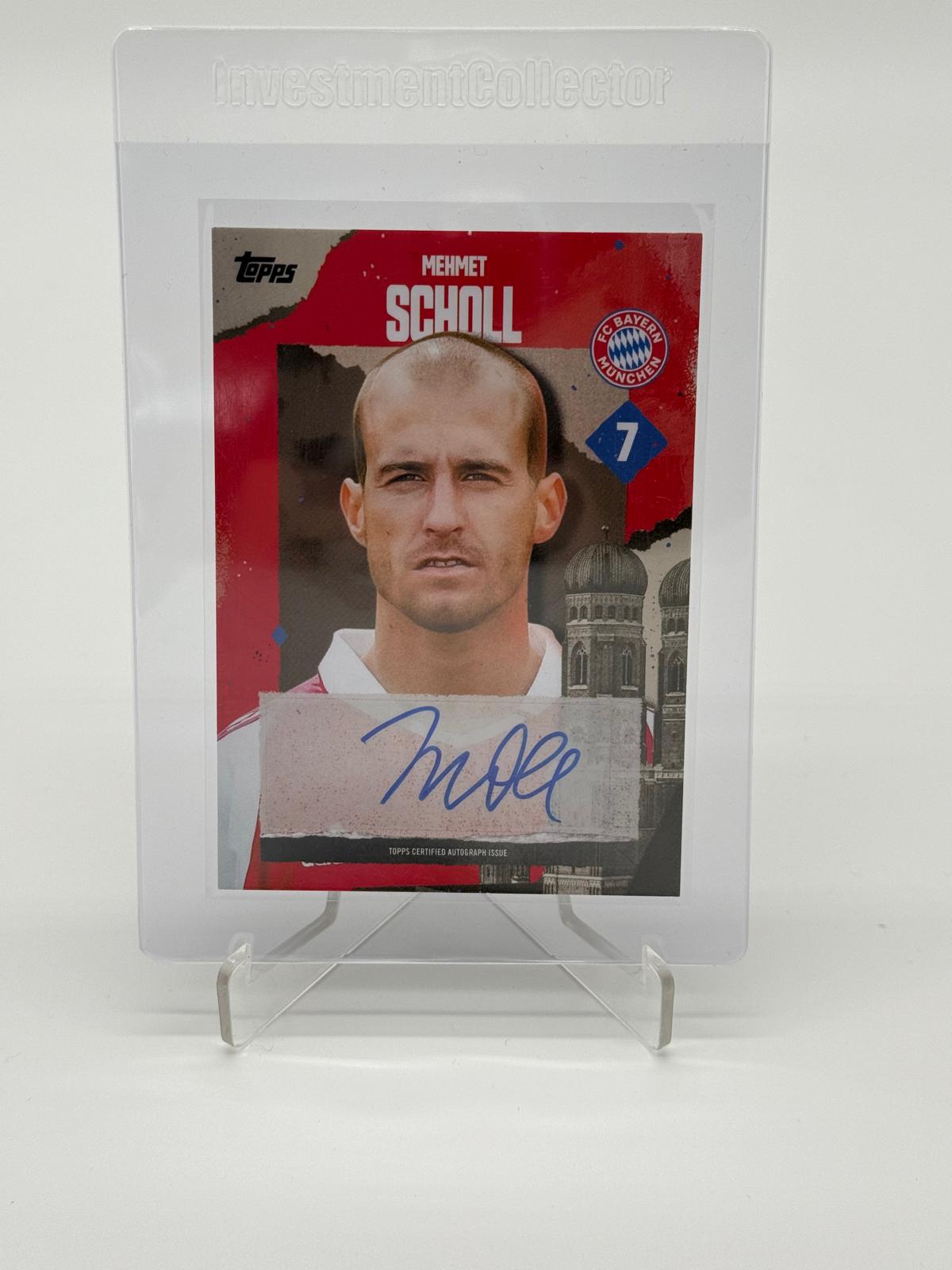 2025 Topps FC Bayern München Team Set Mehmet Scholl Auto