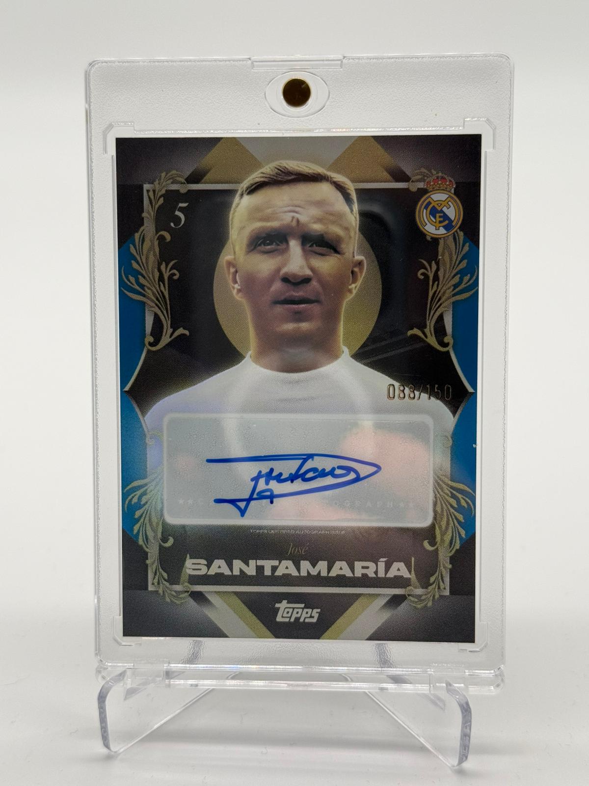 2025 Topps Los Blancos Santamaria Autogramm 088/150